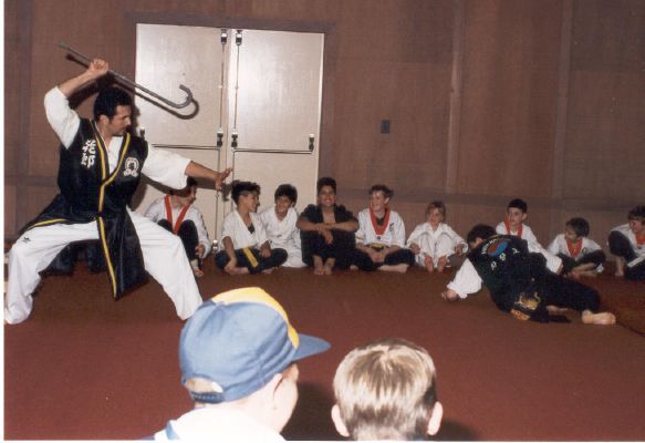 Cub Scouts Demo - Cane Defense w/ Inst. Mague